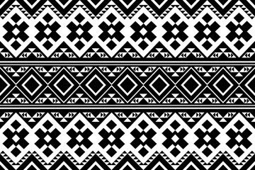 Ethnic seamless, Native patterns with simple shapes. Tribal and ethnic fabrics. Simple geometric pattern elements are best used in design, textile printing.