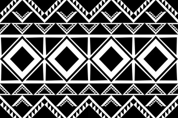 Ethnic seamless, Native patterns with simple shapes. Tribal and ethnic fabrics. Simple geometric pattern elements are best used in design, textile printing.