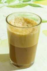 Un buen café calentito listo para tomar
