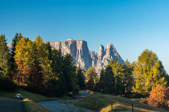 Majestic Alpine Landscape in the Dolomites, Italy