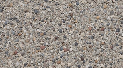 Natural Exposed Aggregate Pebble Concrete Texture