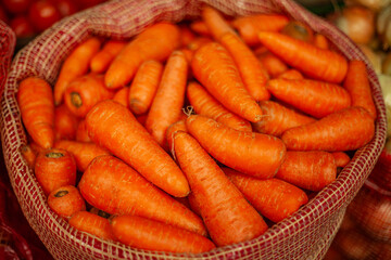 Vibrant carrot texture