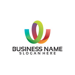 Colorful Abstract Logo Design for Business Branding.