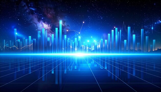 Data Analytics Visualization Abstract Graphic