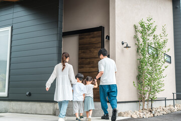 Couples and families who built a new home (mortgage)
