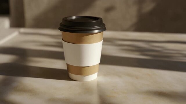 Paris Cafe Cup Branding Mockup &mdash; Cinematic 4K
