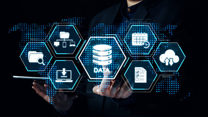 Cloud computing, cloud strategy, and cloud technology transforming digital infrastructure with...