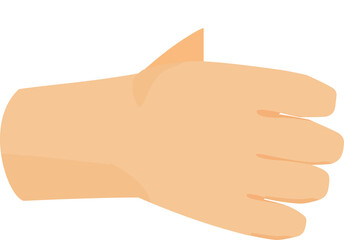 Illustration of hand grabbing