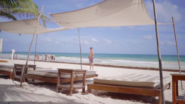 Playas de Tulum, Riviera maya Yucatan Mexico, Caribe Paraiso, turismo vacaciones 