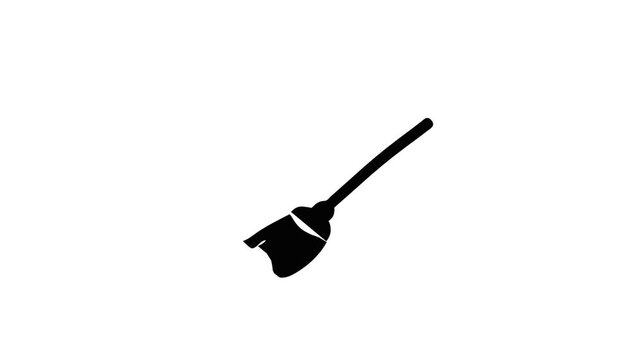 Cleaning Broom Symbol Icon