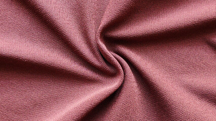 Fototapeta premium Close-Up of Muted Mauve Pink Textured Crepe Fabric as a Flat, Solid Color Background or Textile Material
