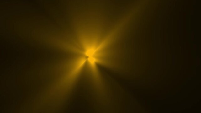 Yellow Light Ray Beam Animation