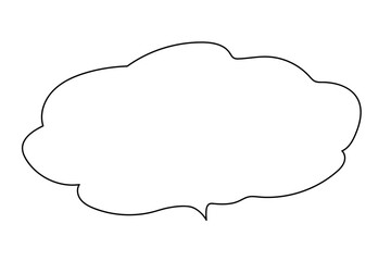 シンプルで可愛い吹き出し