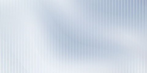 Soft glass ripple gradient in icy pale blue and lavender hues. Delicate reeded texture with frosted distortion effect and minimal vertical blur. Glass texture, vector illustration