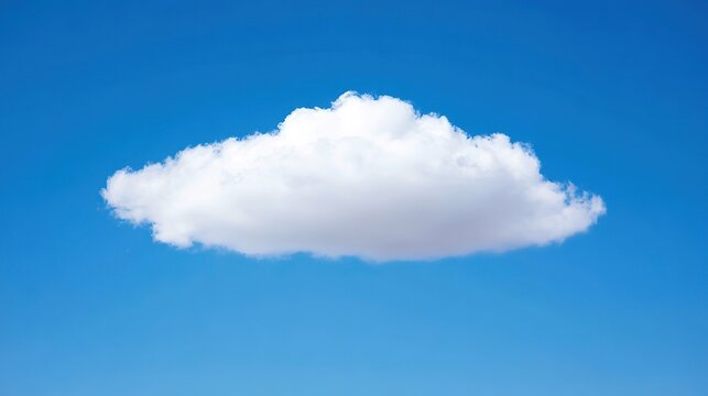 Wide-angle lens. A fluffy white cloud drifts across the vast blue sky. The weather is mild and sunny, creating a serene and peaceful atmosphere in a pristine environment. Travel magazine, destination 