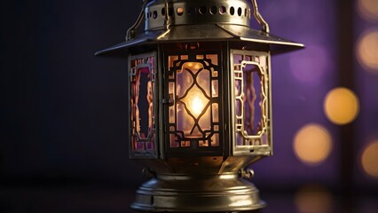 Vintage Ramadan Lantern Closeup