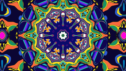 Cosmic Psychedelic Kaleidoscope, VJ Background Visual