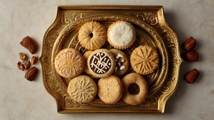 Traditional Eid Cookies Tray