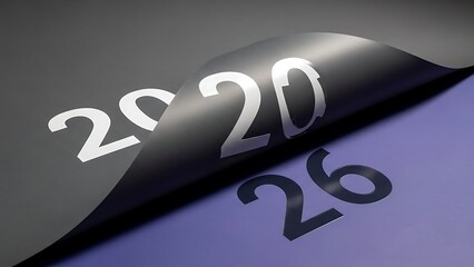 Transition from 2020 to 2026, illustrating time passing and future.