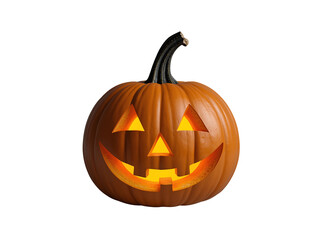 Halloween pumpkin glowing jack o lantern smile