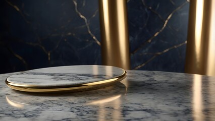 Luxury Marble Plate Display