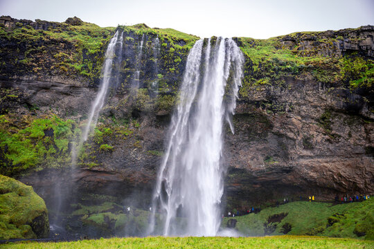 Spectacular Waterfall in Iceland