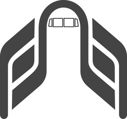 This logo is a combination of Go to space. Simple, minimalist and futuristic.