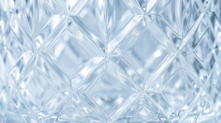 Abstract textured glass background with prismatic light refraction and caustics.