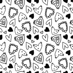 Seamless vector pattern for St. Valentine's day