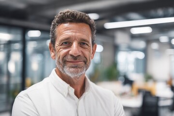 Portrait of a Smiling Mature Businessman