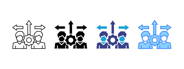 Alternative icon set multiple style collection