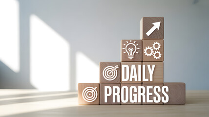 Inspiring daily progress and growth, step by step towards business goals today