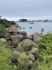 Saint-Guirec Cove in Brittany - Anse de Saint-Guirec en Bretagne