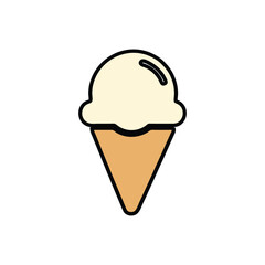 vector ice cream icon