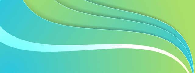 Modern Gradient Abstract Curve Background