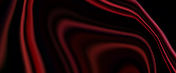 Dark flowing abstract background with deep red and brown gradients, smooth wave-like curves, and a moody, elegant atmosphere.