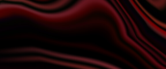 Dark flowing abstract background with deep red and brown gradients, smooth wave-like curves, and a moody, elegant atmosphere.