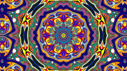 Cosmic Psychedelic Kaleidoscope, VJ Background Visual