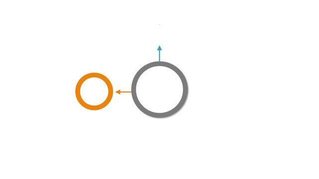 A clean 4-step motion infographic designed to simplify workflows, enhance task flow, and visually explain strategic processes for corporate or creative projects.