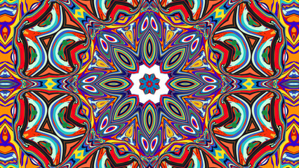 Cosmic Psychedelic Kaleidoscope, VJ Background Visual