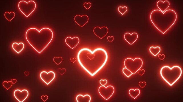 valentine hearts background