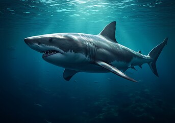 Fototapeta premium Apex Predator: Submerged Majesty