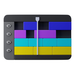 Modern 3D Video Editing Timeline Interface