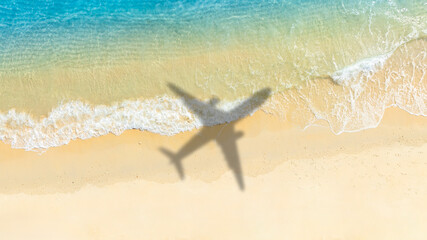 airplane, beach, commercial aircraft, background, bay, beach fashion, beautiful, active, aqua, coast, coastline, colorful, concept, day, flight, freedom, fun, holiday, inspiration, island, landscape, 