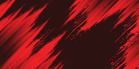 black red dragon decal brush fire volcano lava sakura Asia Japan anime style illustration sporty background banner style illustration. modern