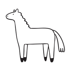 年賀状やアイコンに使える馬のイラスト素材