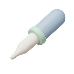 3D Render of a Dropper Medical Tool for Precise Liquid Application