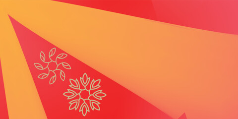 pink, Yellow vector background with flower. Modern geometrical abstract illustration with flower. New Year design for business advert.