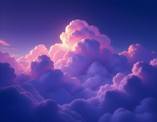 Dreamy Cloud Aesthetic Background