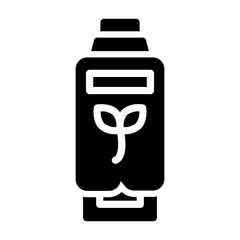 cosmetic bottle Solid icon